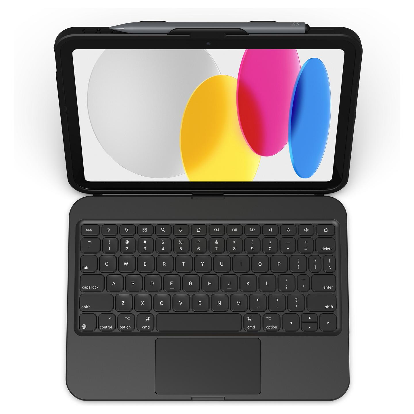 Aksesorë për tablet ZAGG Tough Keys Bluetooth për iPad 10.9" (10.Gen/ A16) / QWERTZ – Zezë - 7