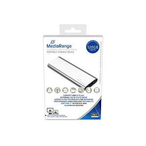 SSD e Jashtme MediaRange MR1100 / 120GB / USB Type-C / USB 3.2 Gen 2 - Argjend - 2