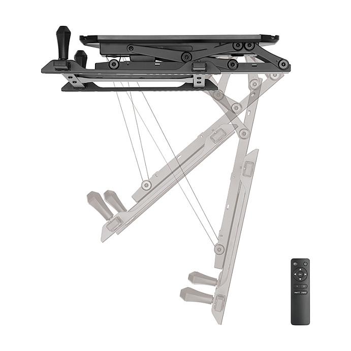 Mbajtëse për TV LogiLink BP0118 / Tavan / 32–70" / 35 kg / Elektrike / VESA 600x400 – Zezë - 4