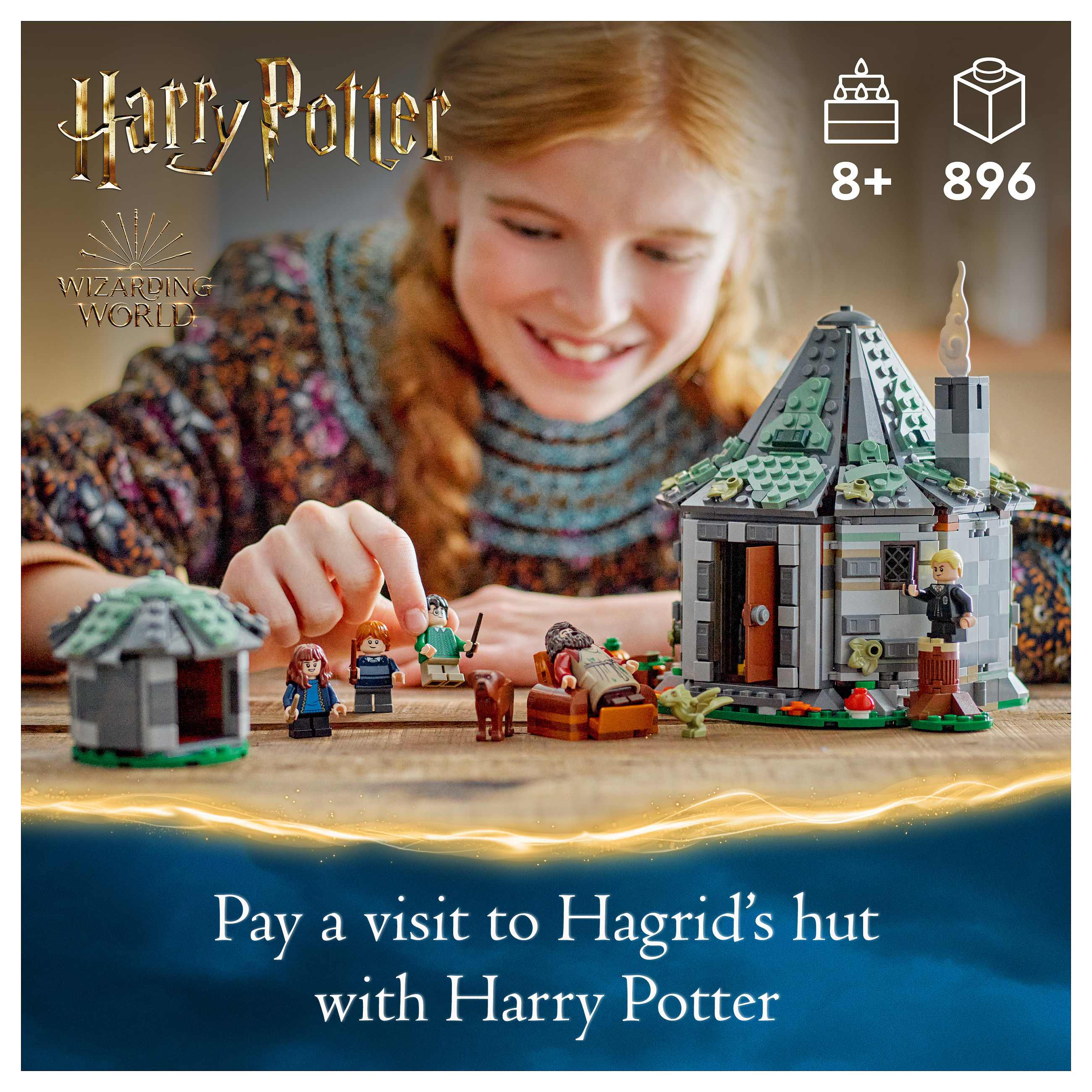Lodër LEGO Harry Potter - Strofa e Hagrid - 21