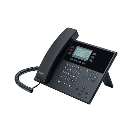 Telefon VoIP Auerswald COMfortel D-110 / 90277 / SIP / 6 Llogari SIP / 6 Taste të Programueshme / Ekran Grafik / HD Audio / PoE – Zezë
