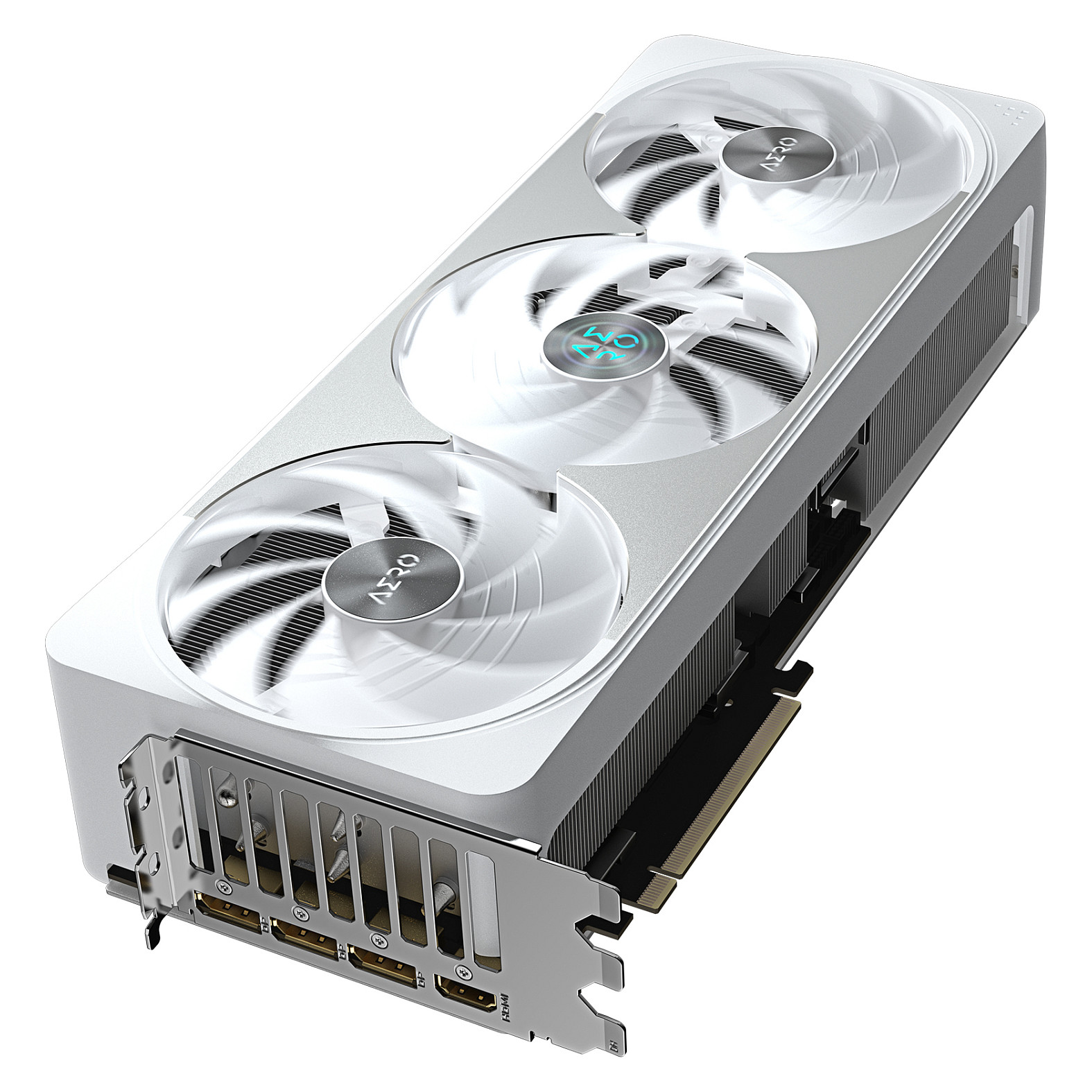 Kartelë Grafike Nvidia RTX 5070 Ti 16GB Gigabyte Aero OC GDDR7 3 Fan white - 4