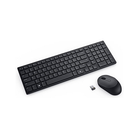 Combo (Tastierë & Maus) DELL Silent KM555 / Pa kabllo / QWERTZ - Zezë - 3