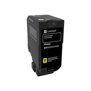 Toner Lexmark 74C20YE, 3000 faqe - Verdhë - 1