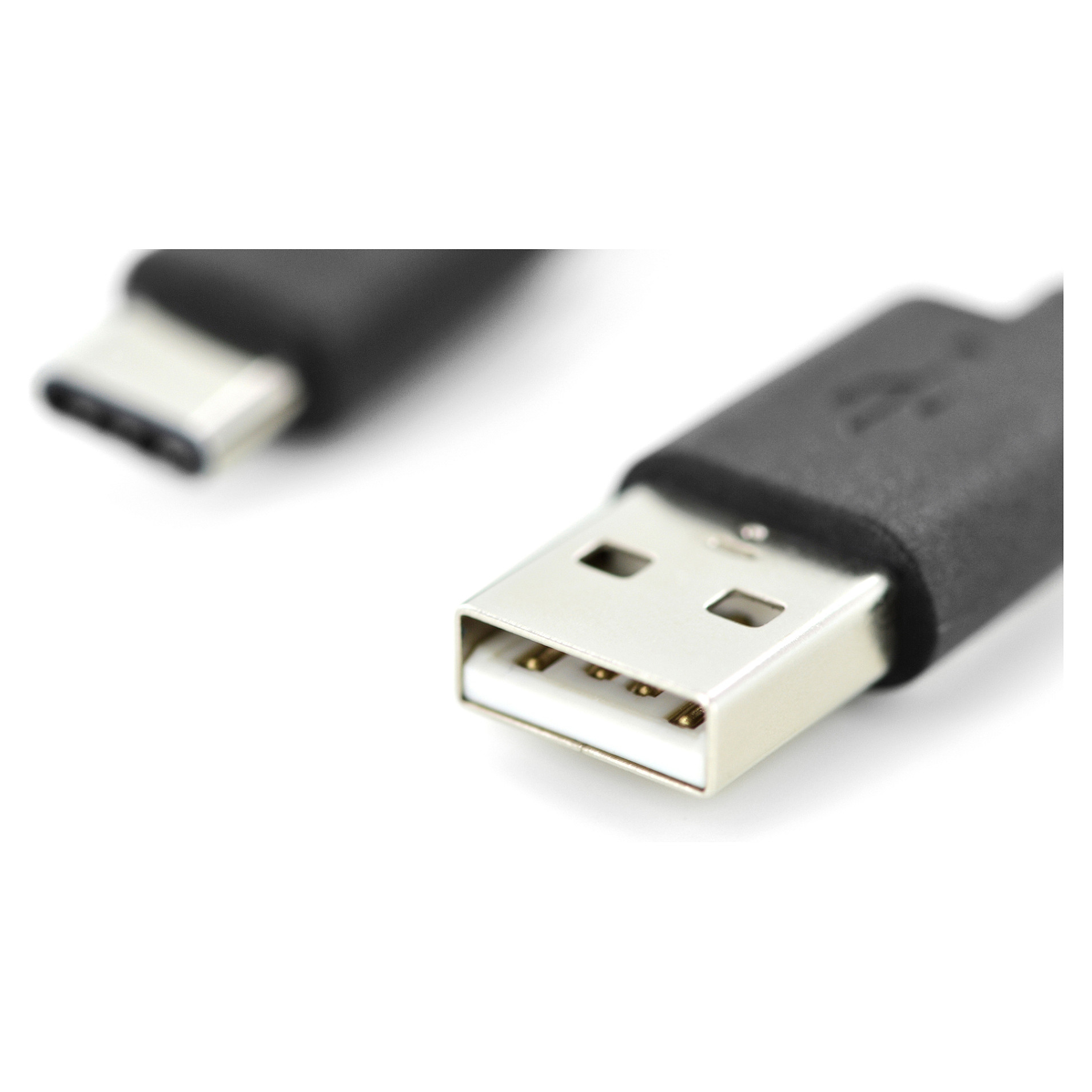 Kabllo USB  DIGITUS USB 2.0 Connection Cable Type C–A M/M 1.8m -  Zezë - 4
