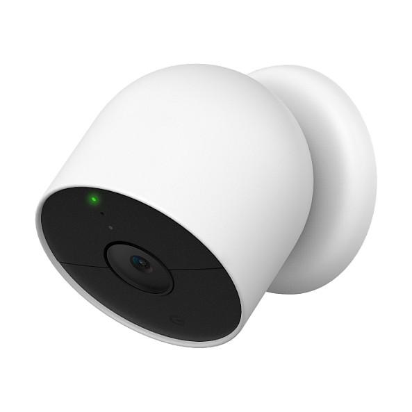 Google Nest Cam Indoor & Outdoor Full HD 1080p Wi-Fi 130° Night Vision me Bateri 6000mAh IP54 – E Bardhë