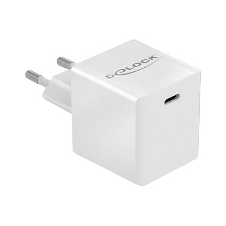 Karikues DeLOCK 41446, USB-C, Power Delivery 3.0, GaN, 40 W - Bardhë