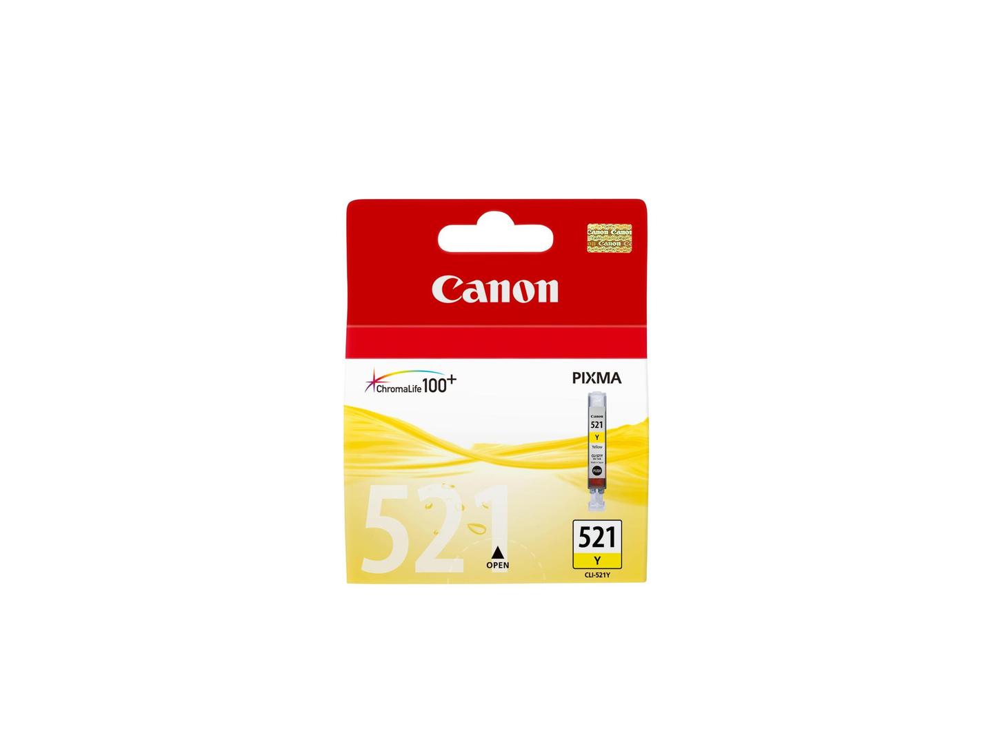 INK Canon CLI-521Y / 2936B001 / 530 faqe – Verdhë - 1