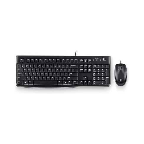 Combo (Tastierë&Maus) Logitech Desktop MK120 / Full-Size / QWERTZ / Kroatisht-Sllovenisht / USB / 1.5m - Zezë - 5
