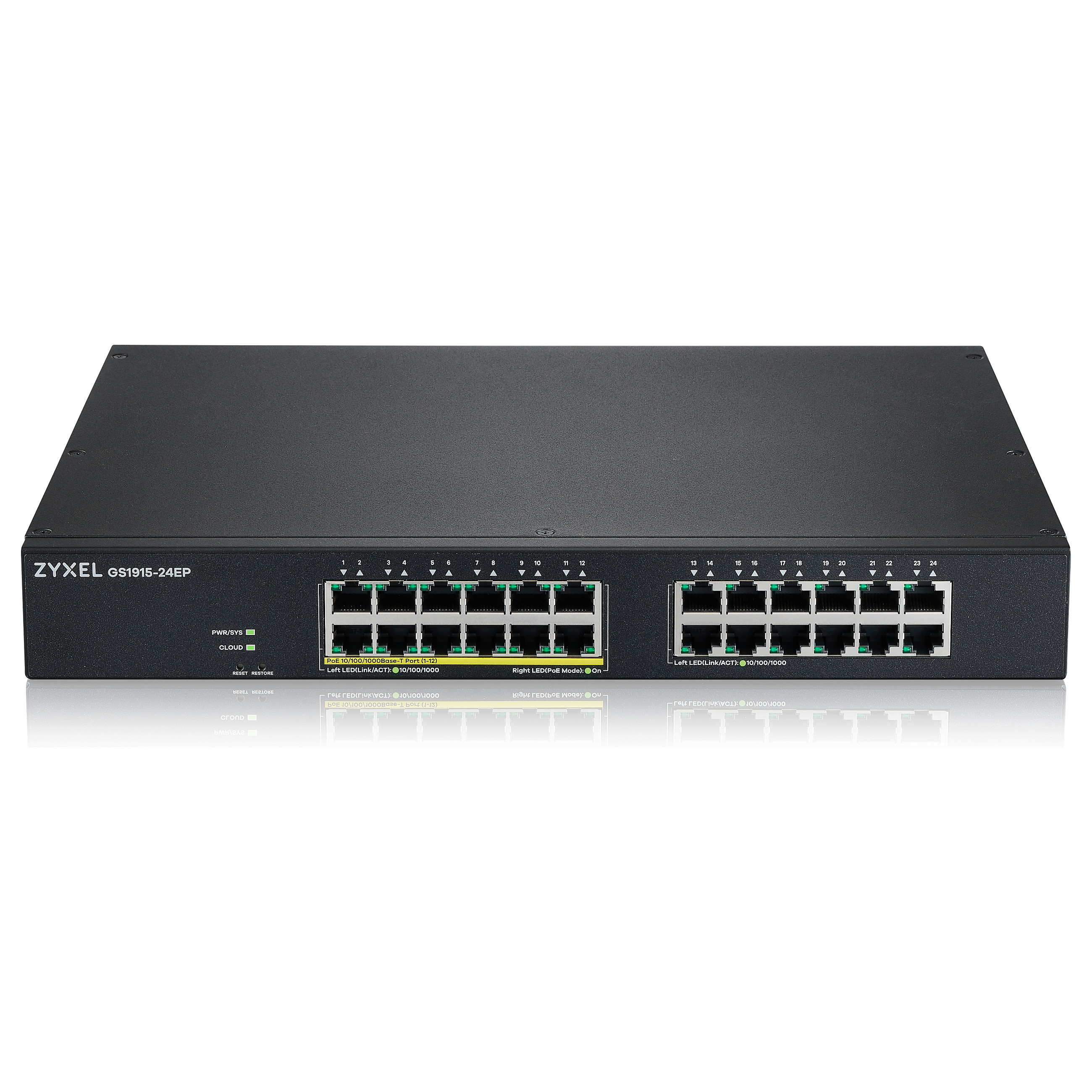 Ruter Zyxel 24P Zyxel GS1915-24EP POE M RM - 2