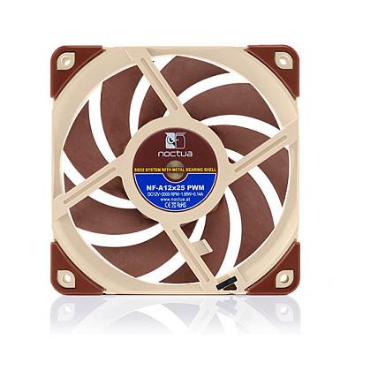 Ftohës për Kasë Noctua NF-A12x25 5V PWM, 120mm, 1900 RPM, 56.62 CFM, 4-Pin - Kafe/Bezhë - 4