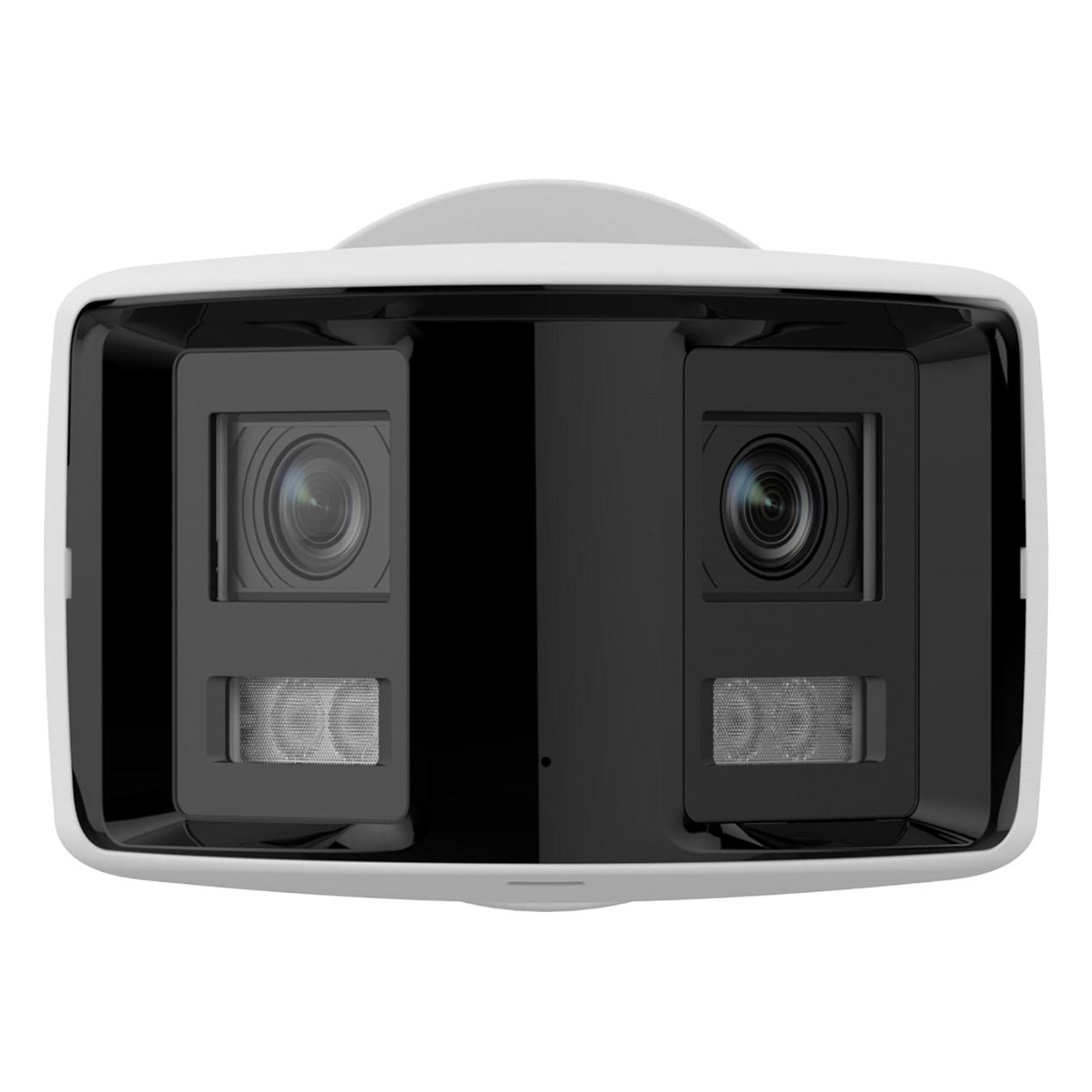 Kamerë Sigurie IP CCTV Hikvision DS-2CD2T46G2P-ISU/SL, 4MP, 2 x 2.8mm, 180°, AcuSense, DarkFighter, WDR 120 dB, PoE - Bardhë - 2