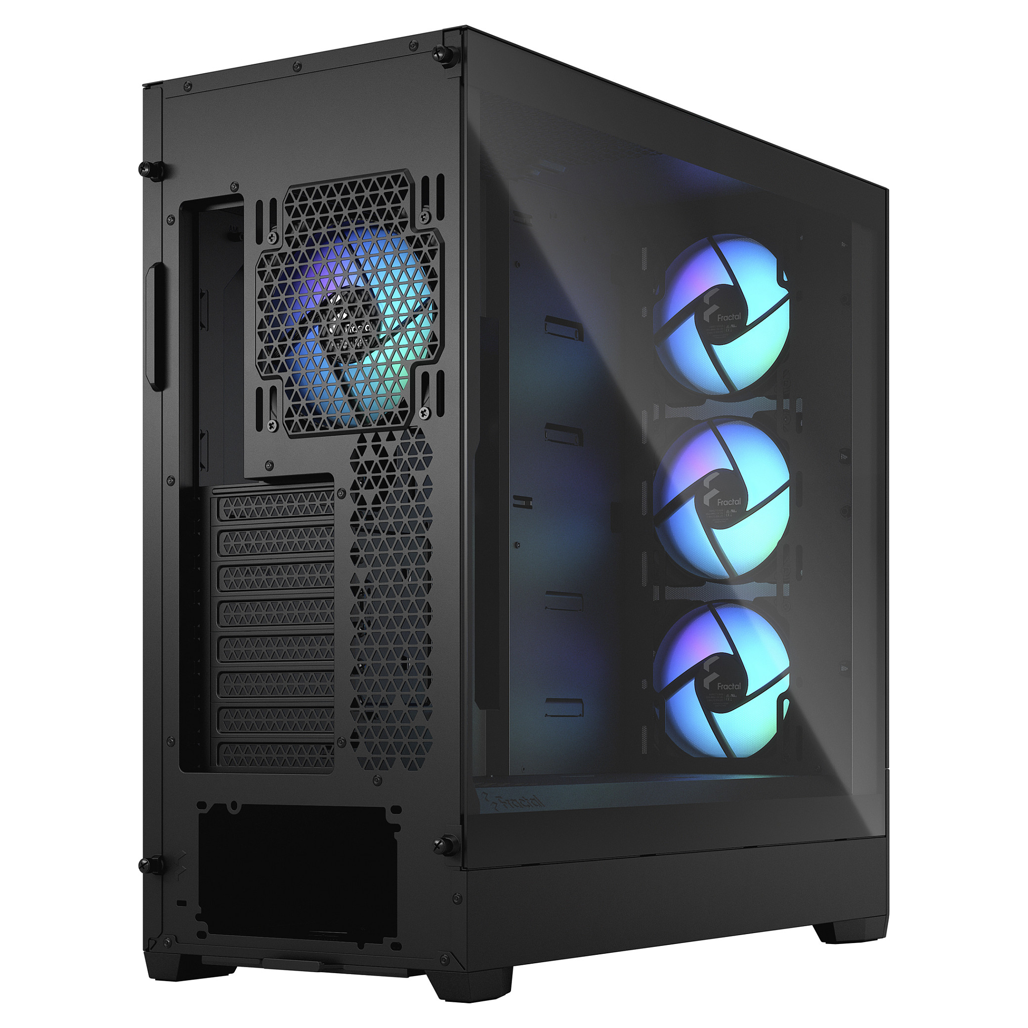 Kasë PC Fractal Design Pop XL Air / Tower / ATX / 4x 120mm Fan - Zezë - 4