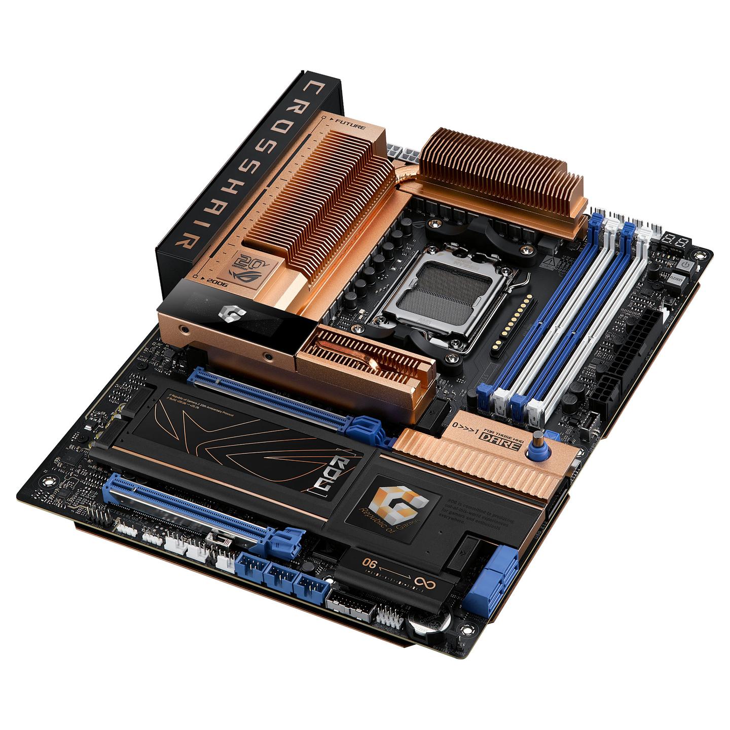 Pllakë Amë ASUS ROG CROSSHAIR 2006 / AMD AM5 / DDR5 / ATX / Wi-Fi 7 / 5GbE LAN - 6