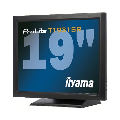 Monitor iiyama ProLite T1931SR-B1, 19", SXGA TN Touch, 60Hz, 5ms, DVI+VGA+USB - Zezë - 3