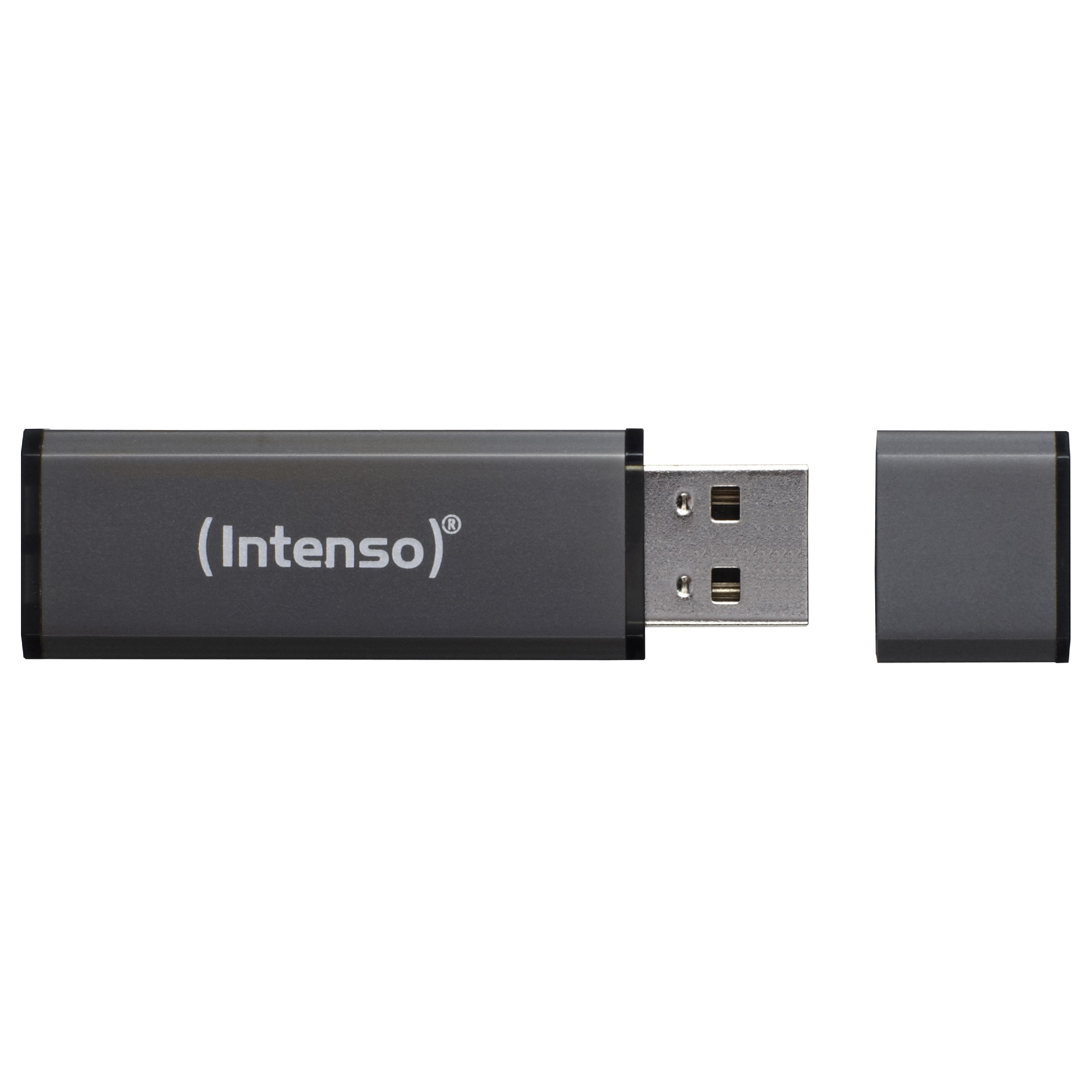 USB Flash Drive STICK 8GB 2.0 Intenso ALU Line - Gri - 2