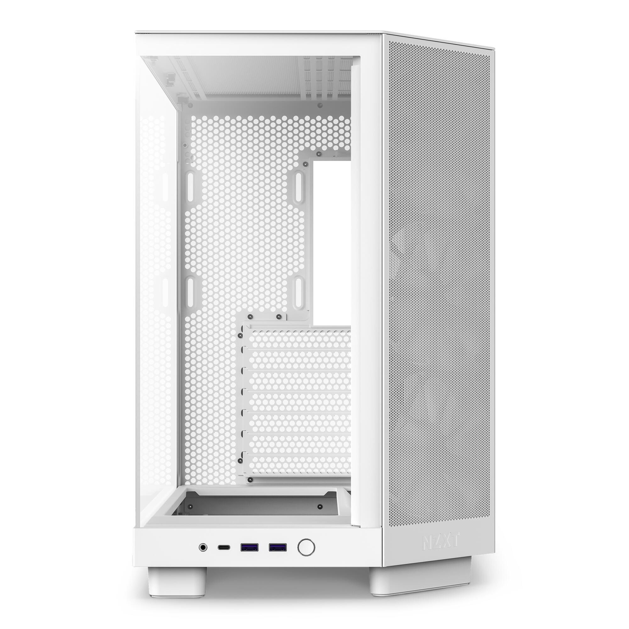 Kasë PC NZXT H6 Flow / Mid Tower / ATX / 3x 120mm Fan / Tempered Glass – Bardhë - 3
