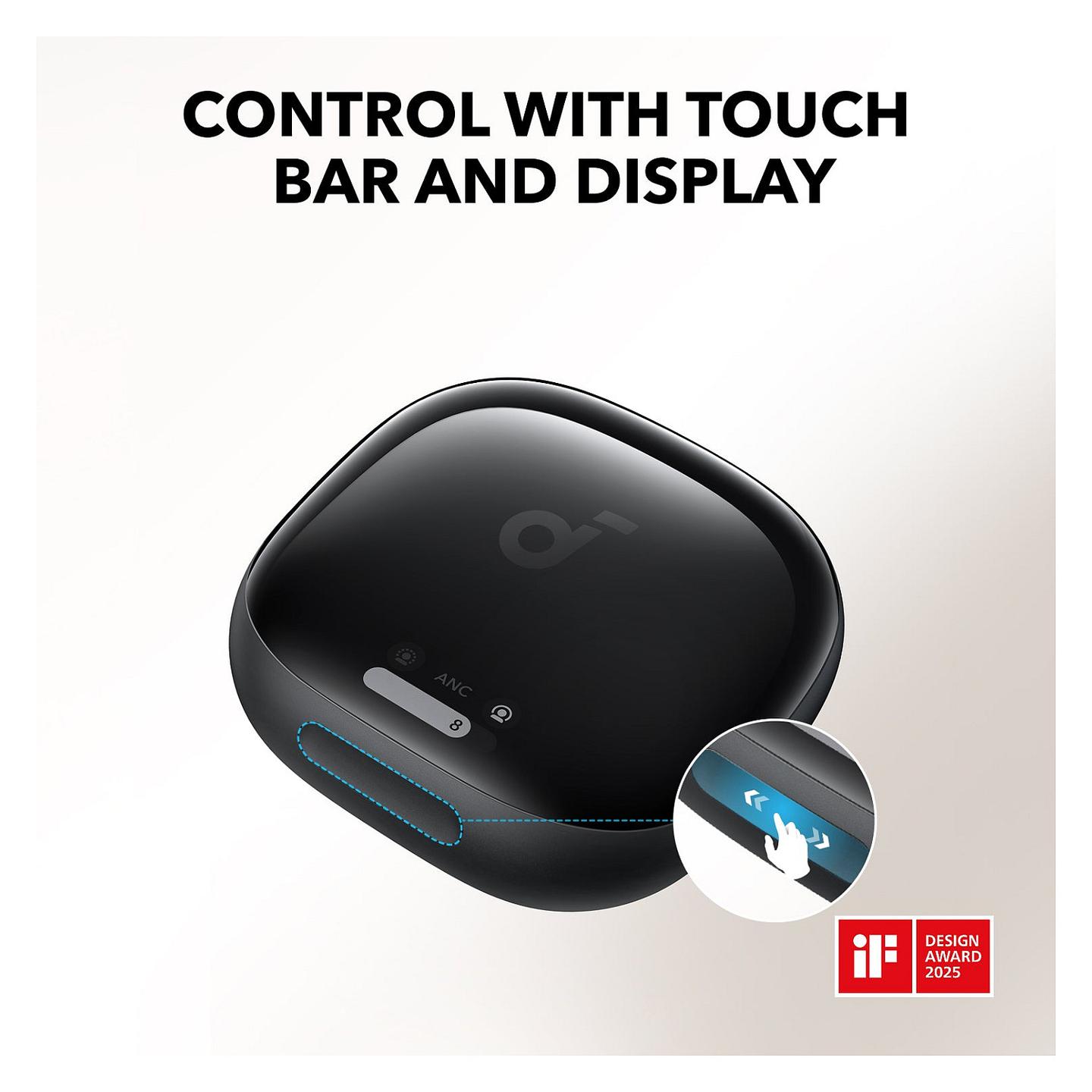 Kufje pa kabllo Soundcore Liberty 4 Pro / TWS / Bluetooth 5.3 / 10.5mm + 4.6mm / ANC / 6 Mikrofona - Zezë - 2