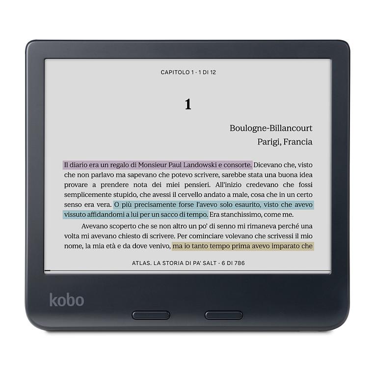 E-Book Rakuten Kobo Libra Colour / 7" / E Ink Kaleido 3 / 32GB / Wi-Fi / USB-C - 3