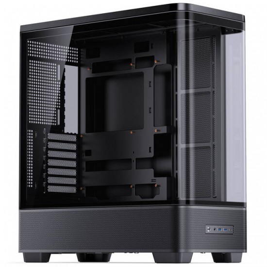 Kasë PC JONSBO TK-5 / Midi Tower / ATX / 10x Fan Support / Tempered Glass - Zezë