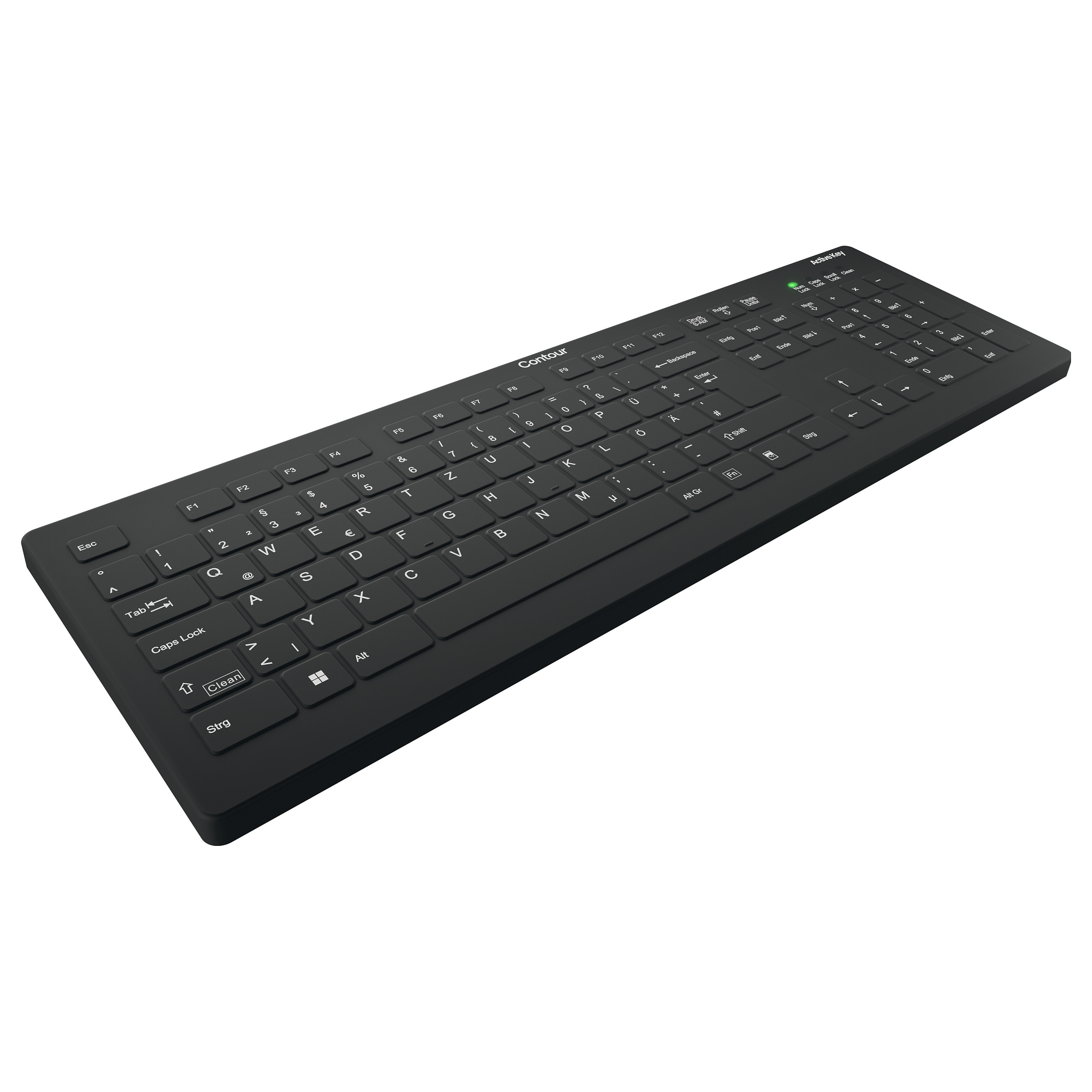 Tastierë CHERRY AK-C8112 / pa kabllo / RF / mekanike / e zezë - 2