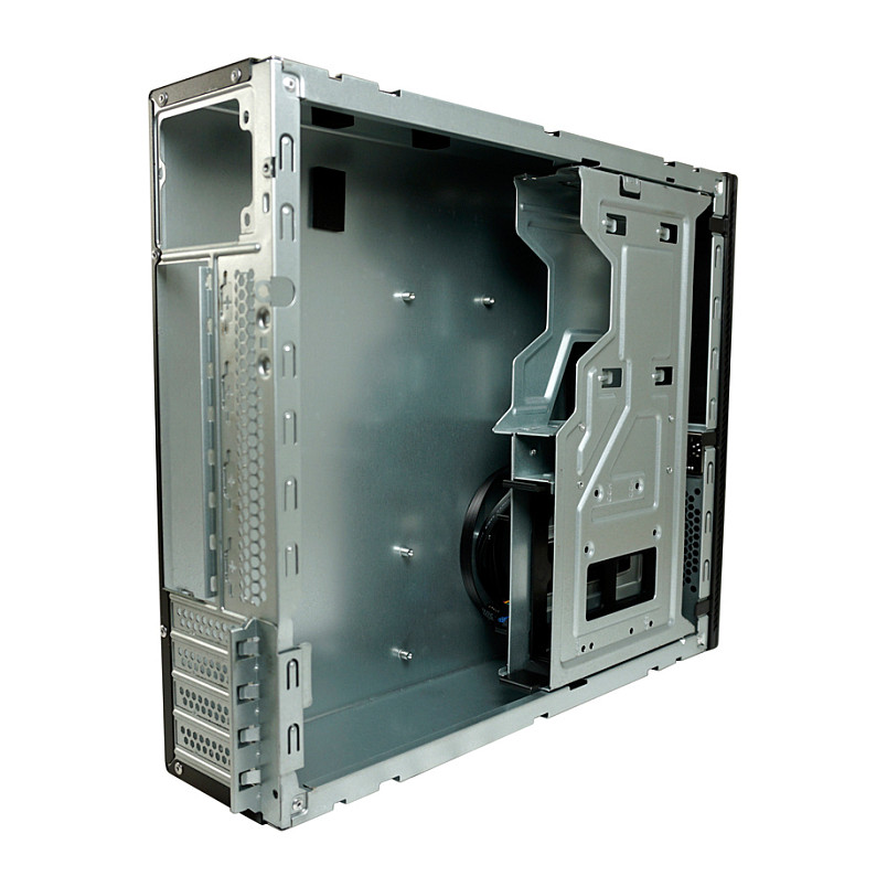 Kasë PC LC-Power LC-1406MB-TFX-ON / Micro Tower / Micro-ATX + Mini-ITX / 80mm Fan Support / 2.5"/3.5" HDD / TFX PSU - Zezë - 15