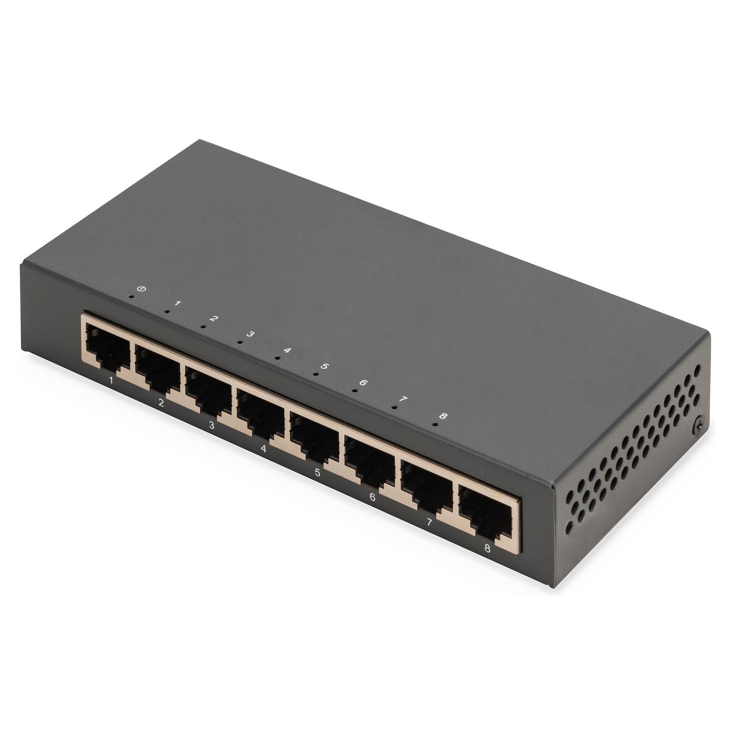 Switch DIGITUS DN-80066-1, 8x Gigabit Ethernet RJ45, 16Gbps - Hiri
