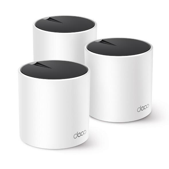 TP-Link Deco X55 AX3000 Mesh Wi-Fi 6 Dual-Band 3x Gigabit 3-Pack Whole Home – Bardhë - 1