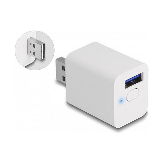 Ndërprerës Inteligjent USB DeLOCK 11828, USB-A 2.0, WLAN, MQTT, Alexa, 18W – Bardhë