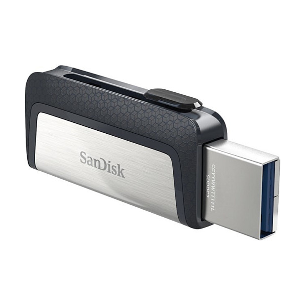 USB STICK 64GB USB 3.1 SanDisk Ultra Dual Drive Type-A/Type-C black/silver - 4
