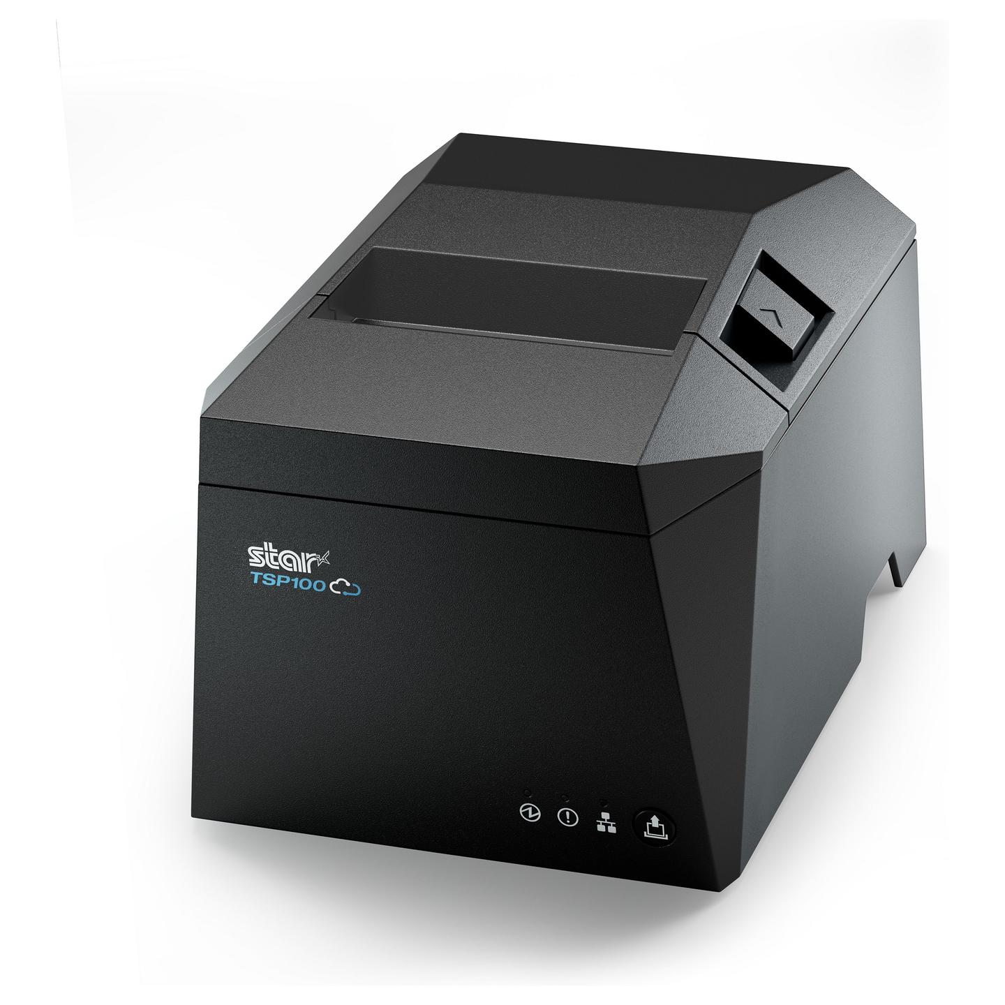 Printer POS Star Micronics TSP143IV UE / Termik Direkt / 203 DPI / 250 mm/s / USB-C / Ethernet LAN / 80 mm – Gri - 2