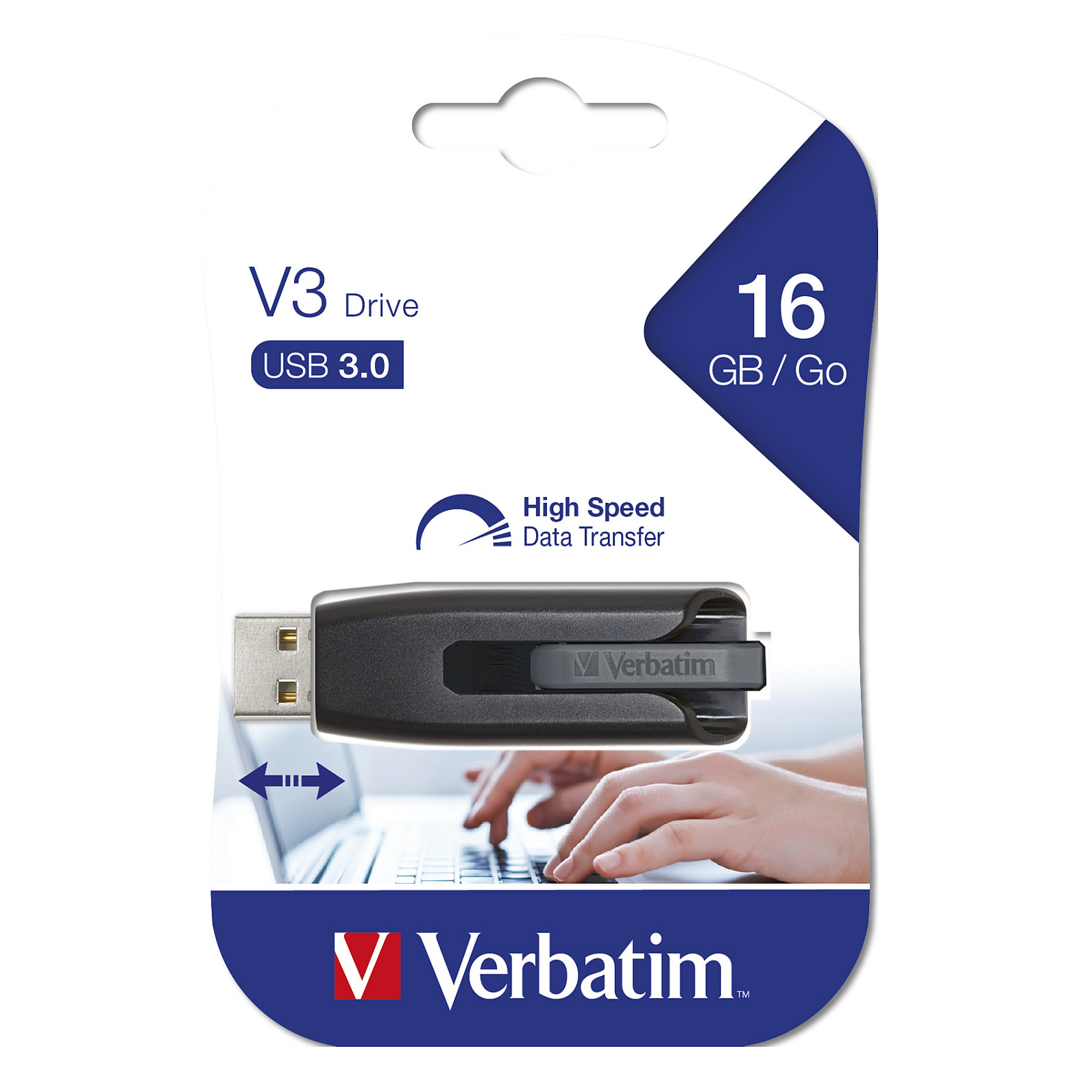 USB Flash Drive Verbatim Store'n'Go V3 / 16GB / 3.2 – Zezë - 5