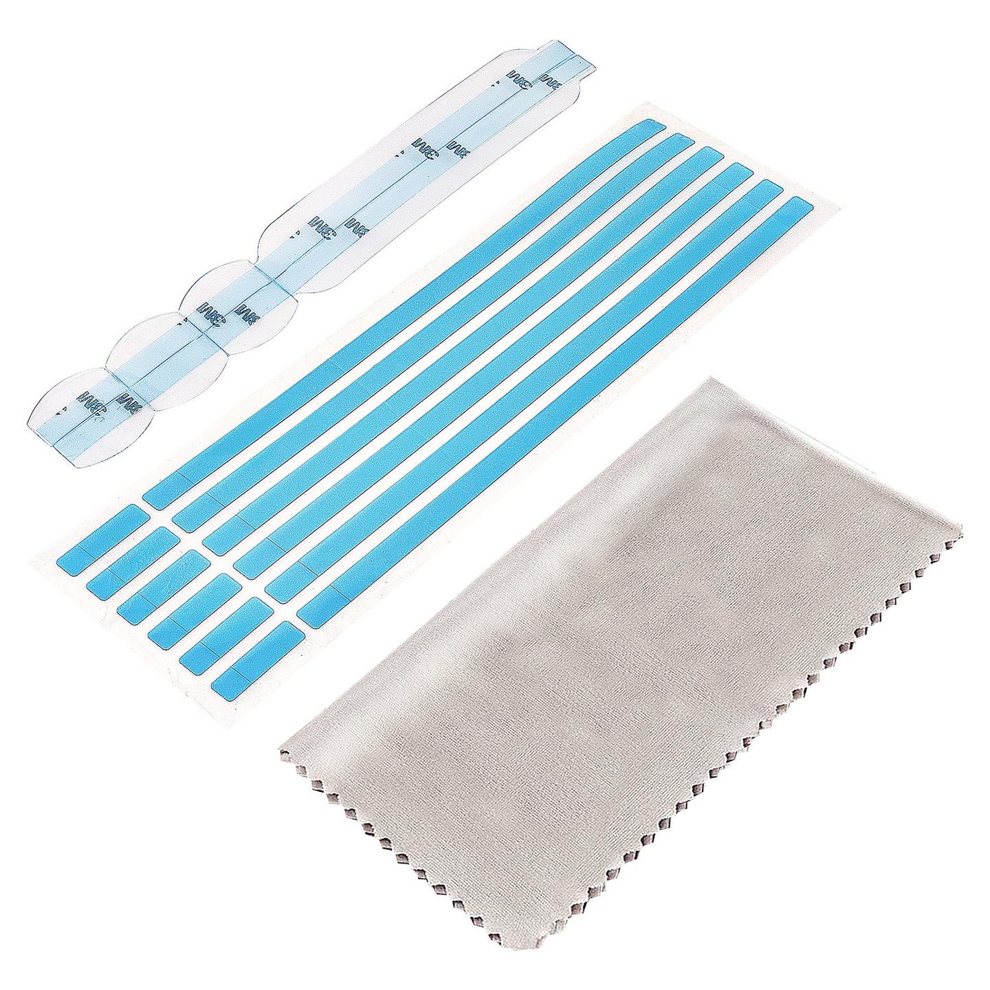 Kit Montimi për Filtër Privatësie StarTech.com MON-PRIVACY-SCREEN-K, 12 Shirita, 8 Kapëse - Transparent