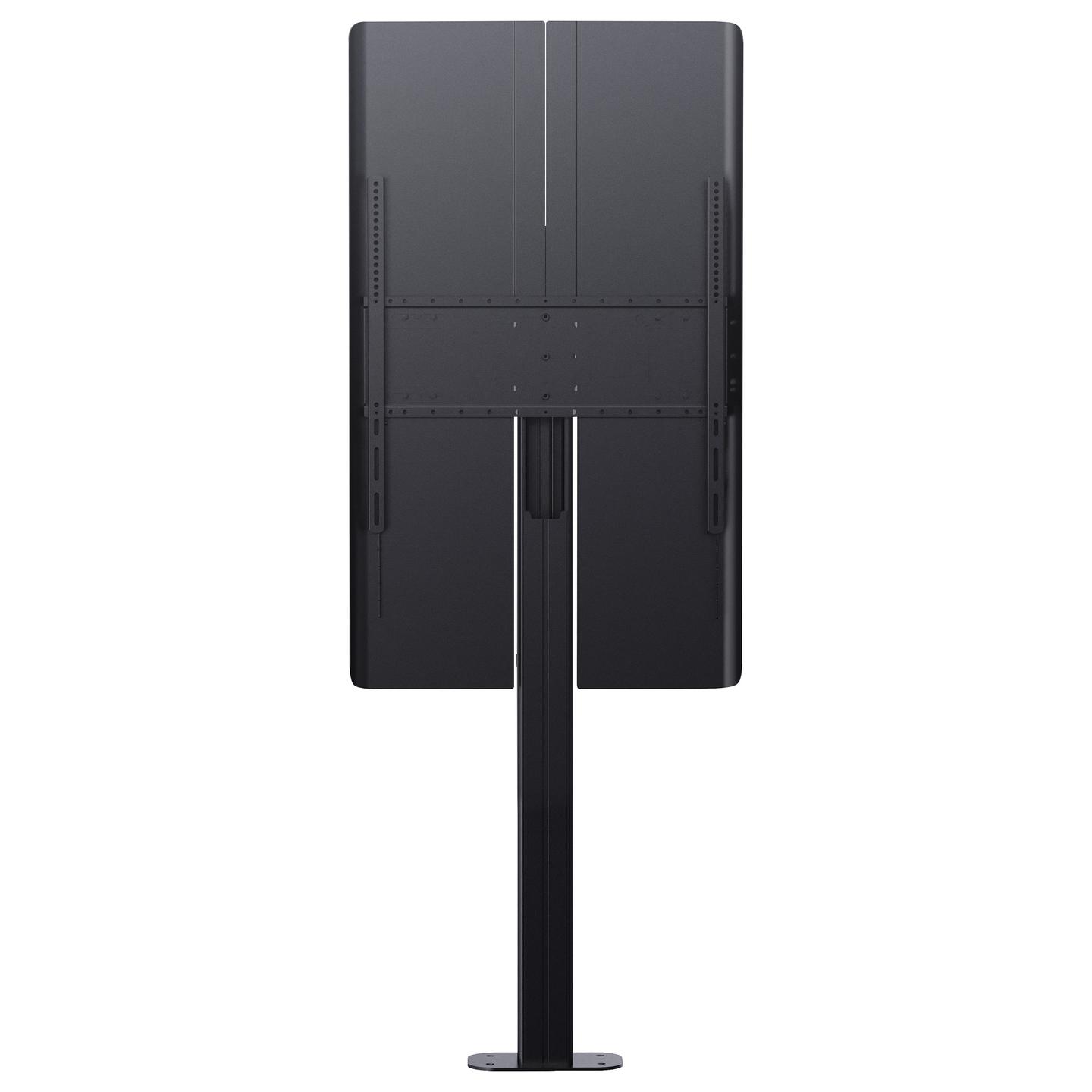Mbajtëse për Monitor Vision VFM-F1, 55"-85", VESA deri 600 × 400mm, deri 80kg, fikse në dysheme - Zezë