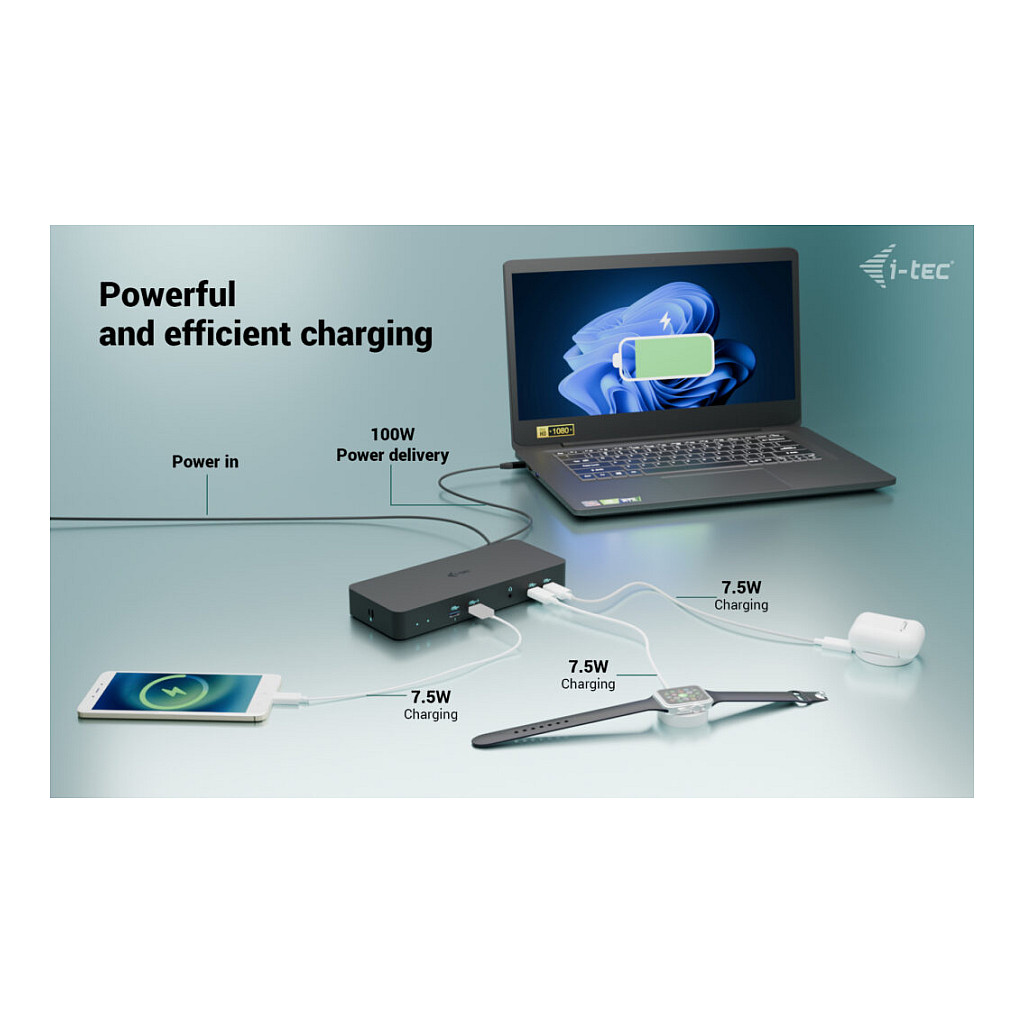 Docking Station I‑TEC USB‑C Intelligent Triple Display – Zezë - 10