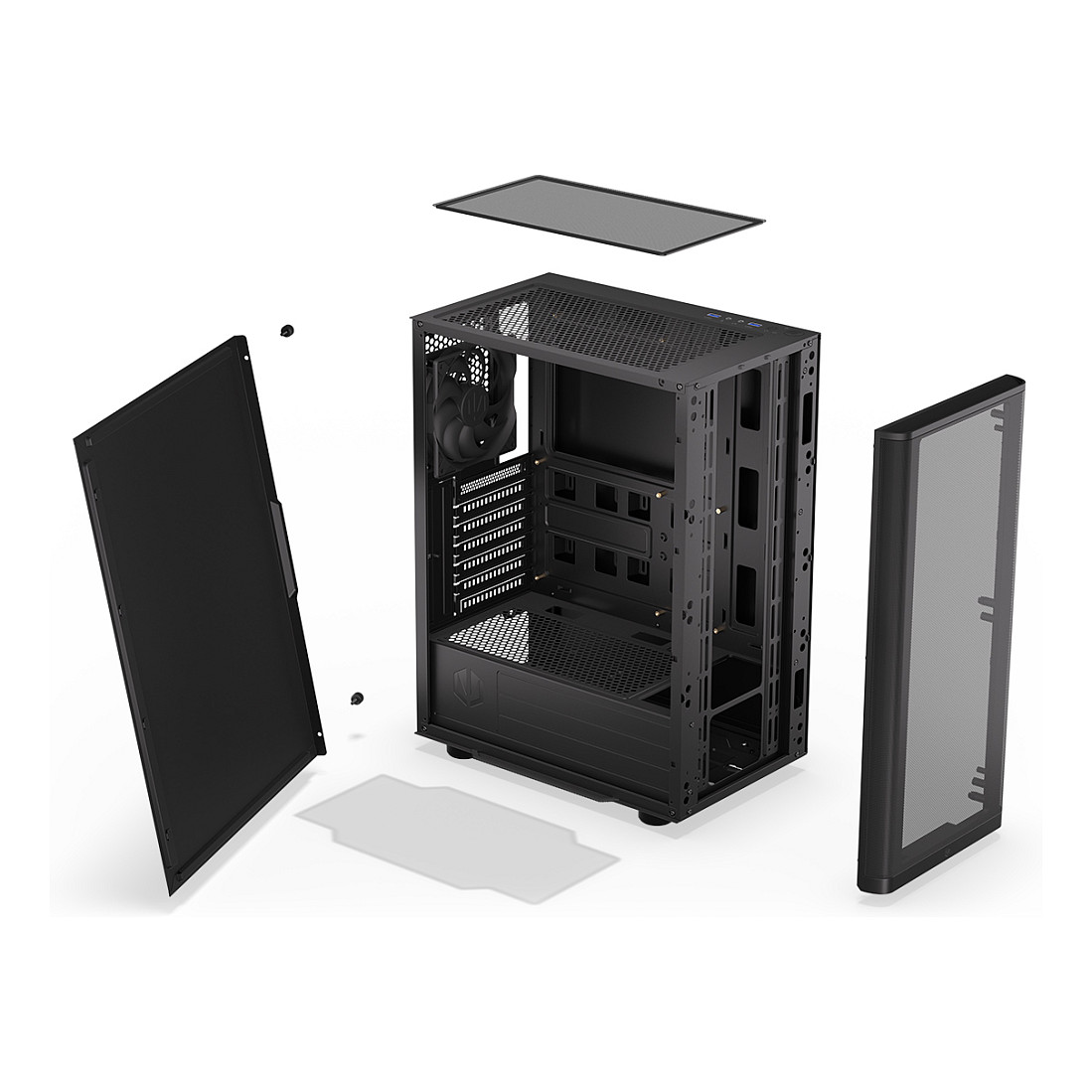 Kasë PC ENDORFY Ventum 200 Solid / Tower / Radiator 360mm / SSD 2.5" / HDD 2.5"/3.5" - Zezë - 24