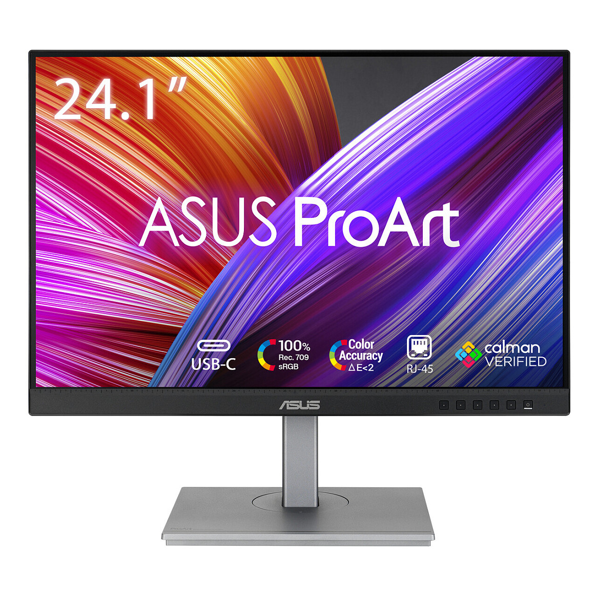 Monitor ASUS ProArt Display PA248CNV / 24.1" / WUXGA IPS LCD / 75Hz / 5ms / USB-C+HDMI+DP - Zezë