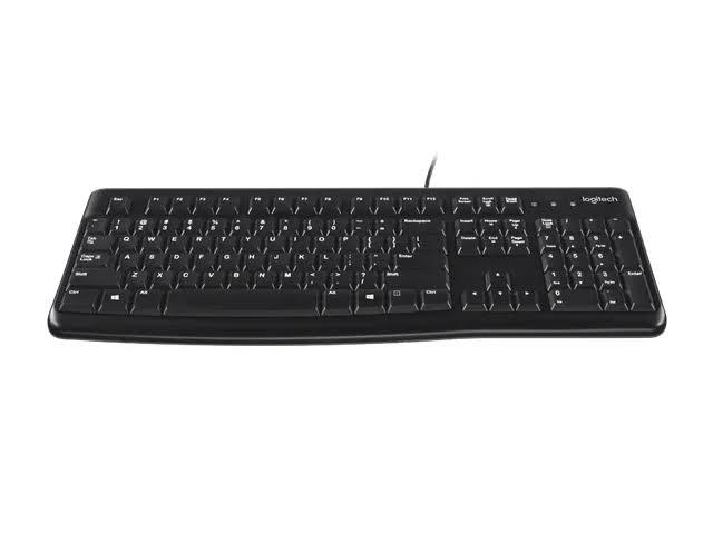 Tastierë me Kabllo Logitech K120, Membranë, Full Size, USB - Zezë