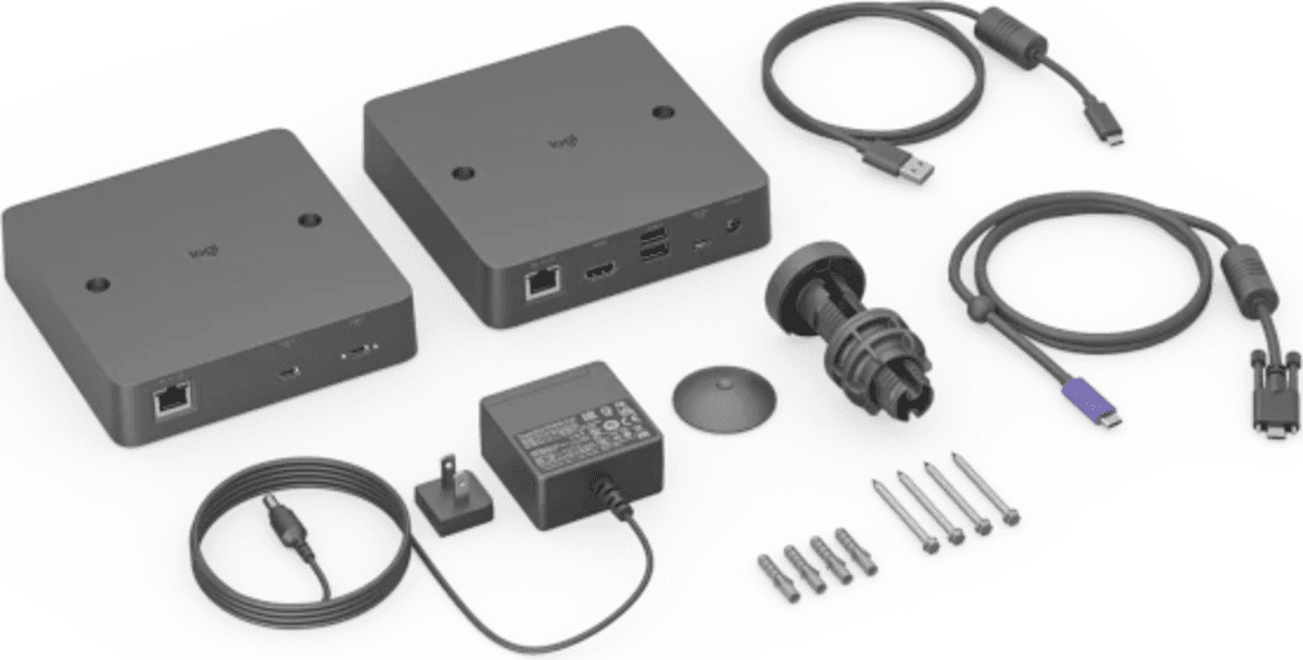 Aksesorë për Konferencë Logitech Extend / BYOM USB-C Adapter / Për Pajisje Rally & Tap - 2