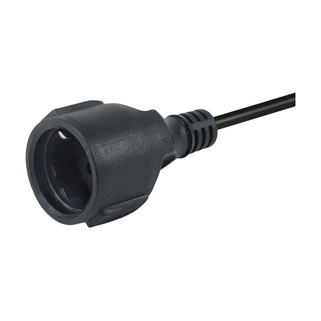 Kabllo për Furnizim me Energji Equip IEC C14 në CEE 7/3 / 0.25m - Zezë - 2