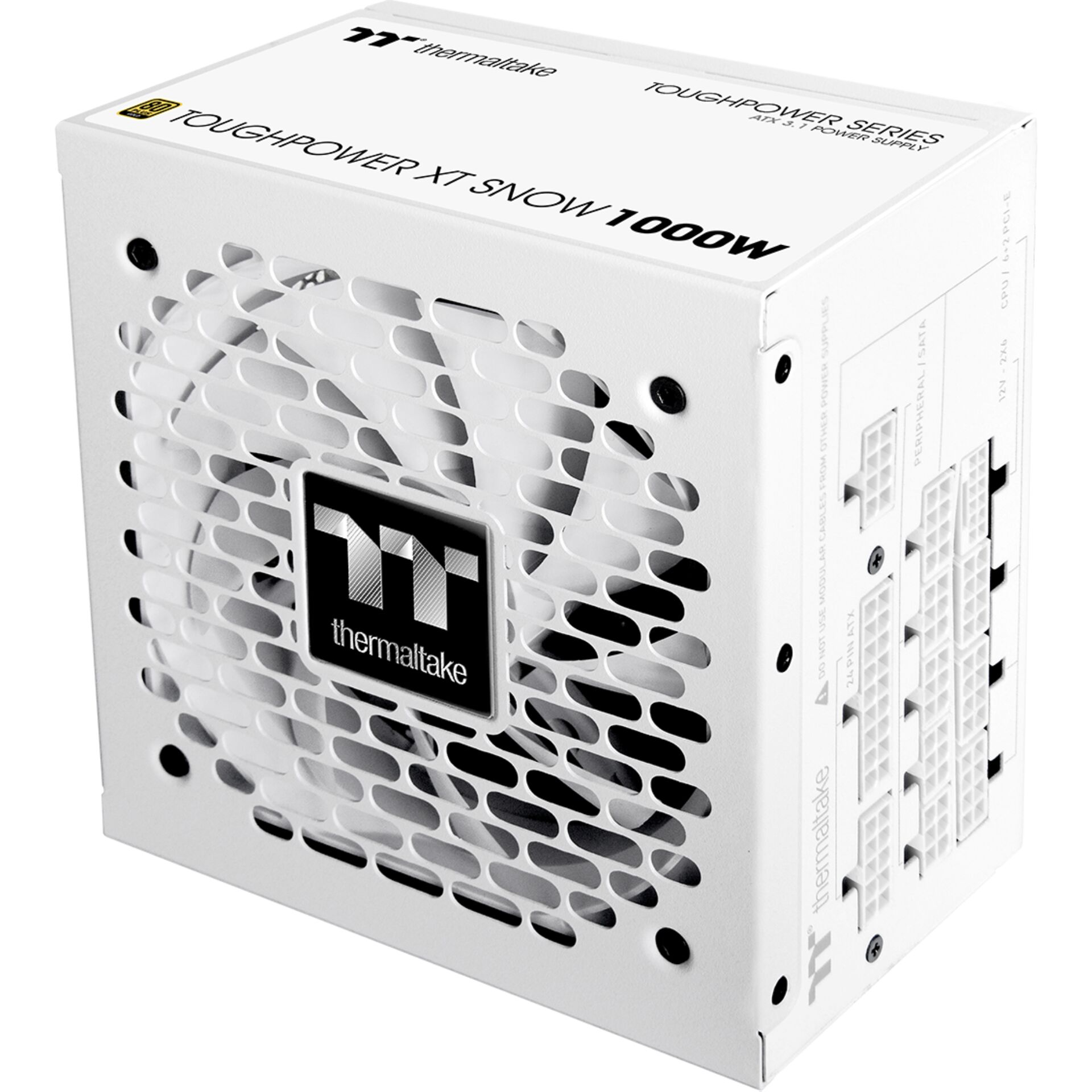 Furnizues Energjie Thermaltake Toughpower XT Snow / 1000W / ATX 3.1 / 80 PLUS Gold / Fully Modular - Bardhë