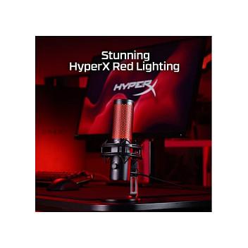 Mikrofon HyperX QuadCast 2 / USB-C / 24-bit / 96 kHz / 3 Kapsula Kondensatori 14mm / 4 Mode Regjistrimi / RGB - Zezë - 11
