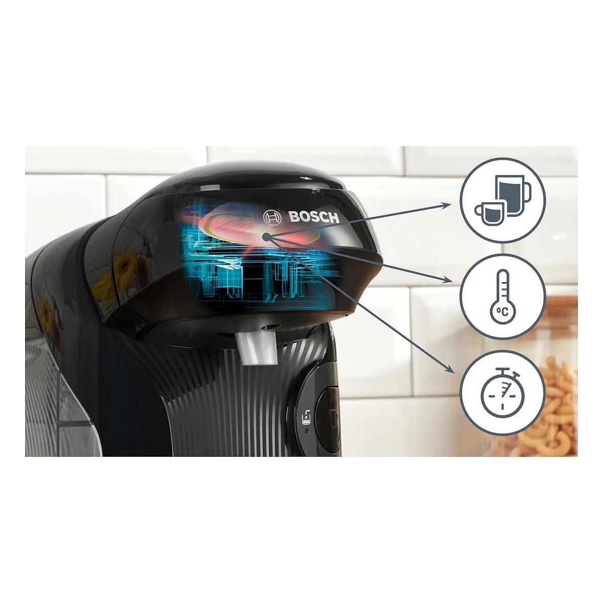 Aparat për Kafe me Kapsula Bosch TASSIMO STYLE TAS112E, 1400 W, Rezervuar 0.7 L, INTELLIBREW – Zezë/Bardhë - 10