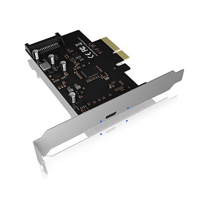 Aksesor për Disqe ICY BOX IB-PCI1901-C32 / PCIe 3.0 x4 / USB-C 3.2 Gen 2x2 / 20 Gbit/s / SATA 15-pin - Zezë - 8