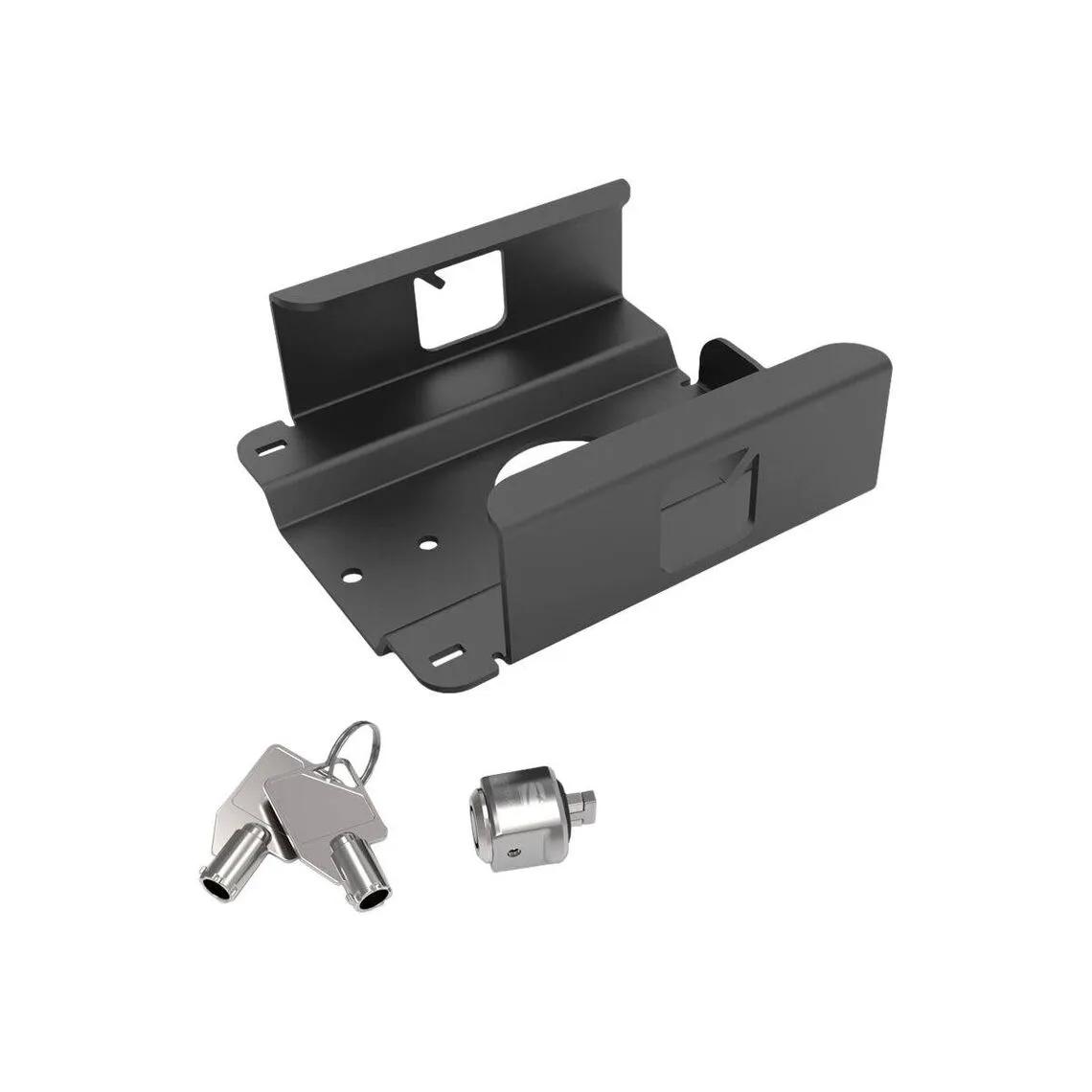 Mbajtëse për Apple TV Compulocks ATVEN43 / Apple TV 4th Gen / Apple TV 4K 1st–3rd Gen / VESA 75x75 & 100x100 / Kyçje me Çelës - Zezë - 3