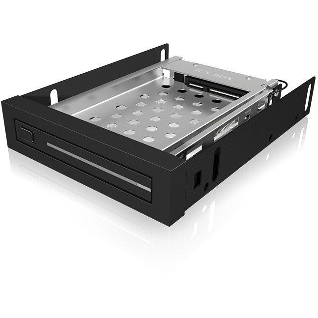 Aksesorë për disqe Hot-Swap Frame: 1× 2.5" SATA to 1× SATA host, trayless design, for 3.5" drive bay – ICY BOX - 2