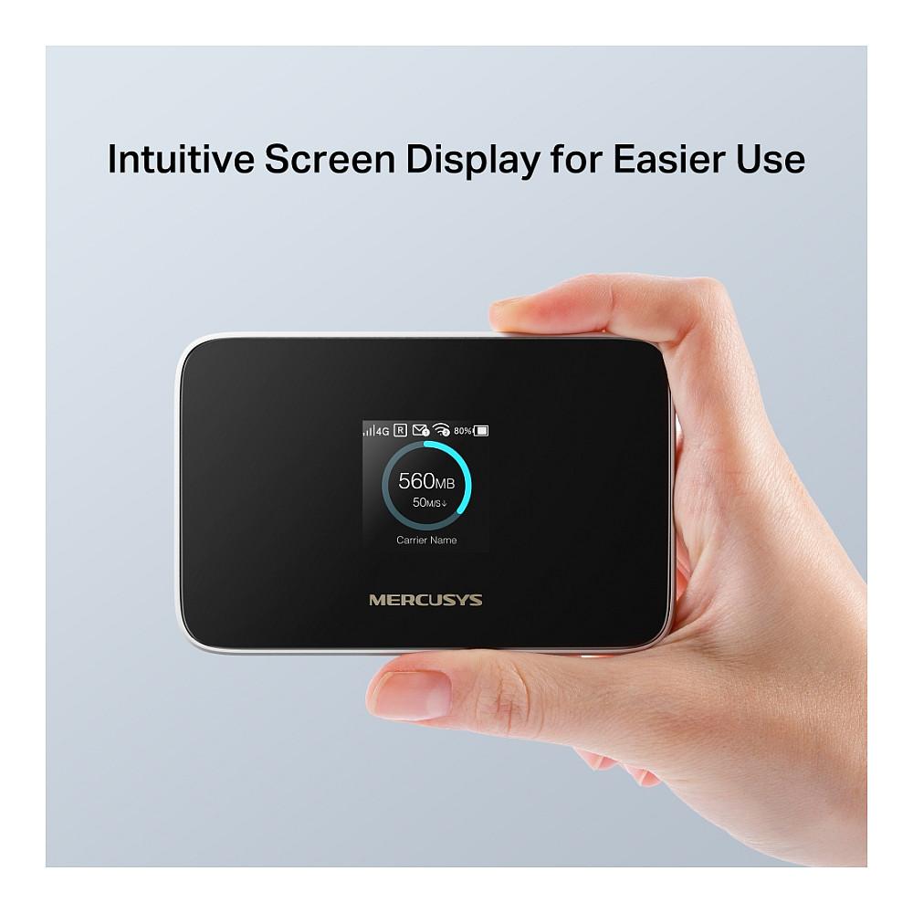 Mercusys MT115 4G LTE Cat 4 Mobile Wi-Fi 150Mbps Wi-Fi 6 287Mbps Nano SIM 2400mAh – E Zezë - 9