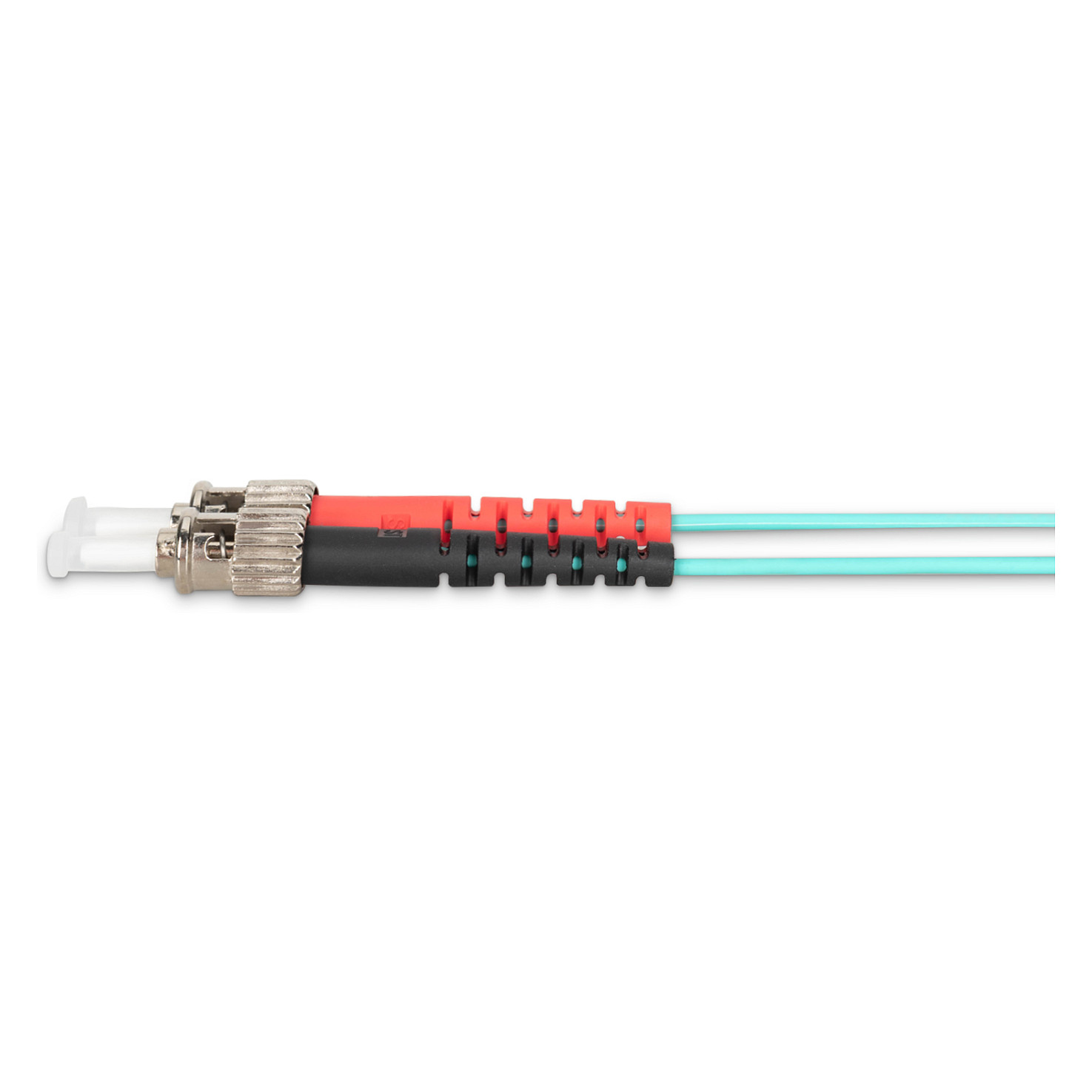 Kabllo Fiber Optike DIGITUS DK-2511-01/3 / OM3 / Multimode / ST-ST / Duplex / 1m - Aqua - 3