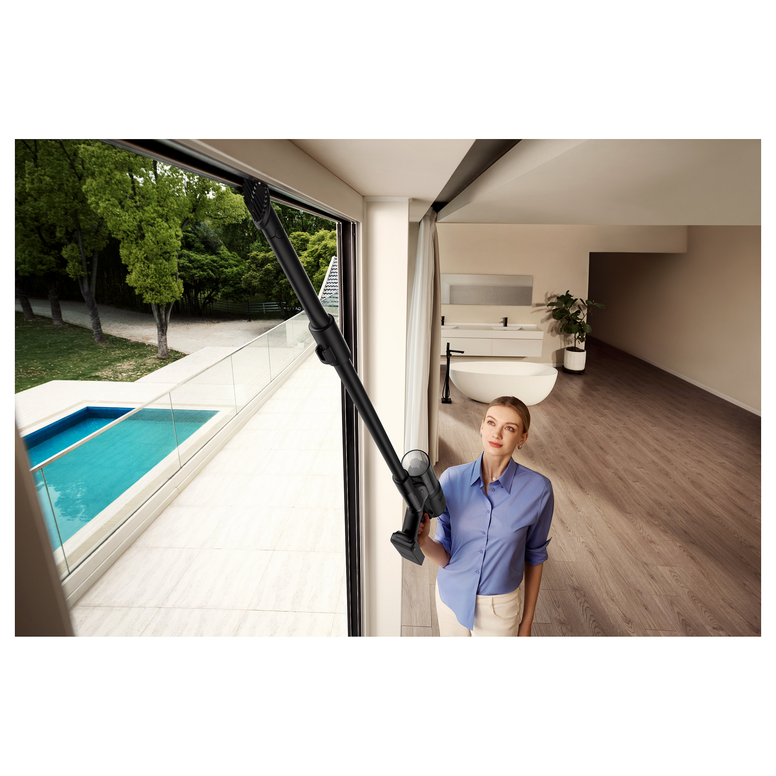 Fshesë me vakum pa kabllo H15 Mix 7-in-1 / 23000 Pa - Zezë - 17