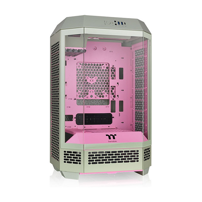 Kasë Micro‑ATX Thermaltake The Tower 300 TG – Gjelbër - 2